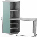 Рабочий стол со встроенным стеллажом HOF423