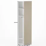 Стеллаж завершающий угловой L242.1-44