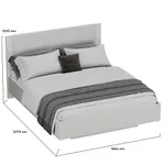 Кровать двуспальная CUBO с парящим эффектом C181 , 180x200