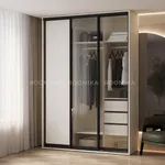 Шкаф-купе ХG186.60-3, профиль INTEGRO, фасад МДФ/стекло прозрачное