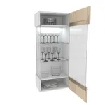 Шкаф навесной с подсветкой L360 L/R