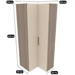 Шкаф угловой L207 L/R