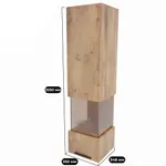 Шкаф навесной, со стеклом L-381.2