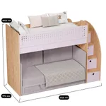 Кровать-чердак A916 с диваном Bergamo, 90x200 L/R