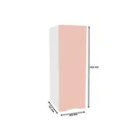 Антресоль однодверная, фасады в эмали LE337.44