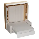 Шкаф-кровать трансформер LE950.160, фасады в эмали, 160x200