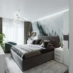 Кровать двуспальная мягкая ХЬЮГО  с подъемным механизмом, 160x200