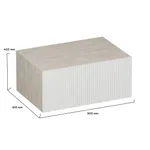 Антресоль на шкафы, фрезерованные фасады в эмали LE461.61