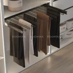 BELLE  Вешалка для брюк, 900 мм, цвет графит, BE90TRGR