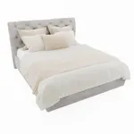 Кровать двуспальная мягкая МИРА с подъемным механизмом, 160x200