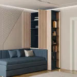 Шкаф двухдверный с фальш стенкой L212