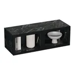 Антресоль с двумя откидными стеклянными дверями R312.45ST с подсветкой