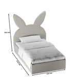 Кровать мягкая БАННИ с подъемным механизмом, 120x200