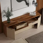 Тумба ТВ напольная с электрокамином L550.450