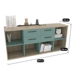 Cтеллаж для игрушек с ящиками L405