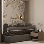 Мягкая кровать-диван CYPROS с подъемным механизмом, 90x190