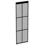 Составная перегородка для зонирования пространства, стекло Эстриадо GRACE 11