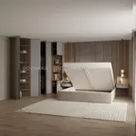 Мягкая кровать-подиум с коробом для хранения, 140x200