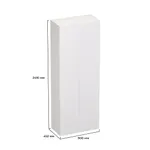 Шкаф 2 дверный с ящиками, фасады в эмали LE-211.44