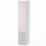 Шкаф однодверный с ящиками, фасады в эмали LE223