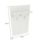 Вешалка настенная полка радиусная P177 L/R