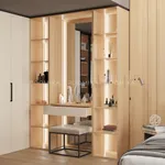Шкаф со стеклянными фасадом с подсветкой R220.2