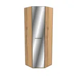 Шкаф угловой равносторонний с зеркалом C-218Z L/R