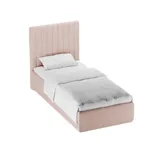 Кровать односпальная мягкая АСТИ с подъемным механизмом, 90x200