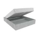 Мягкая кровать-подиум с коробом для хранения, 140x200