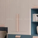 Шкафная группа для детской комнаты, фрезерованные фасады в эмали Lazio 206