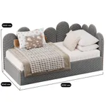 Мягкая кровать-диван КИПРОС с подъемным механизмом, 90x190