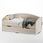 Кровать с выдвижным спальным местом P910, 90x190