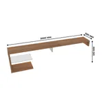 Приставка L113 к тумбе L505 с подсветкой L/R