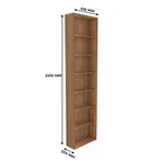 Стеллаж завершающий с подсветкой L231.60