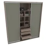 Шкаф-купе ХG246.60-2, профиль INTEGRO, фасад МДФ