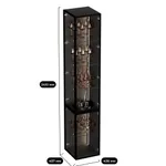 Шкаф завершающий для посуды с подсветкой LF270