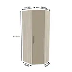 Шкаф угловой разносторонний L218 L/R