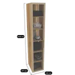 Шкаф для спальни с полками с подсветкой R220.60-4.1