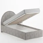 Кровать односпальная мягкая BUBBLE с подъемным механизмом, 90x190