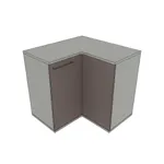 Тумба угловая, фасады МДФ CNG-709