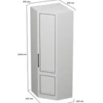 Шкаф угловой с перемычкой A218.1P