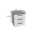 Тумба прикроватная 3 ящика LG-703