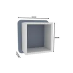 Полка навесная с панелью МДФ P100