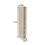 Стеллаж открытый глубокий L233.60 с подсветкой