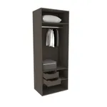 Шкаф двухдверный с узкими ящиками, фасады в эмали LE210.60-2