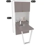 Cтол-шкаф A402 L/R