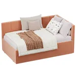 Кровать с подъемным механизмом и ящиком для белья LINE М1, 90х160