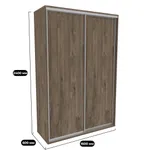 Шкаф-купе U162 тип 3