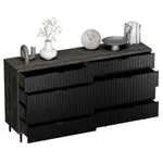 Комод, фрезерованные фасады в эмали LE728.45