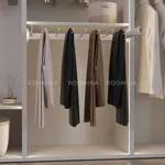 BELLE  Вешалка для брюк, 700 мм, цвет белый, BE70TRWH